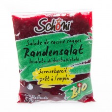 Salade de betterave rouge râpées, Bio bourgeon, 250g