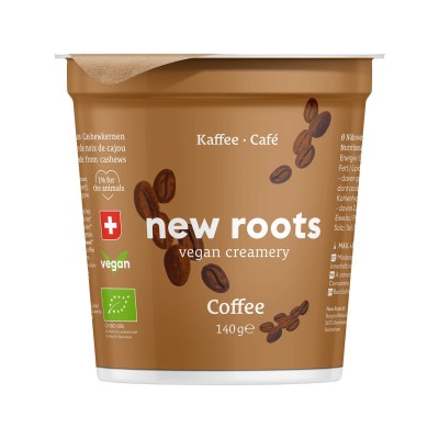 Yogourt végétale au café, New Roots 140g