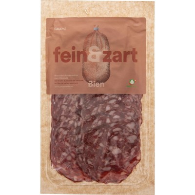 Salami tranché, Bio bourgeon,Bien 80g