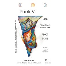 Vin "Feu de vie",  sélection pinot noir vieilles vignes, 50 cl