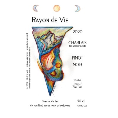 Rayon de Vie Pinot Noir du Chablais Vaudois 50 cl