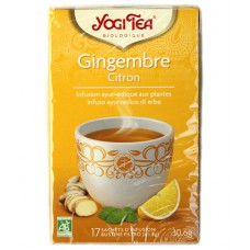 Infusion gingembre citron, Yogi Tea, 17 sachets