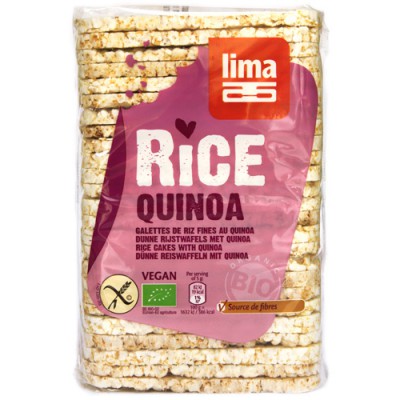 Galettes fines de riz complet au quinoa, Lima, 130g