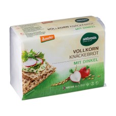 Pain croustillant complet à l'épeautre demeter / Vollkorn-Knäckebrot mit Dinkel, Naturata, 250g