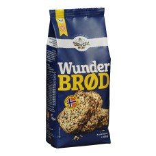 Préparation pour pain miracle sans gluten / Brotbackmischung "Wunderbrot" glutenfrei , Bauckhof, 600g