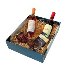Carton cadeau de deux vins de dessert