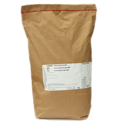 Farine blanche type 400, Biopartner, 5kg