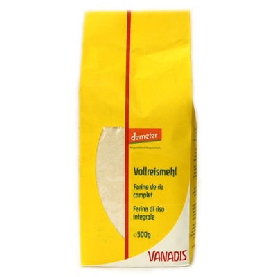 Farine de riz complet Vanadis /  Vollreismehl 500g