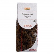 Raisins clairs demeter / Sultaninen hell, Vanadis, 250g