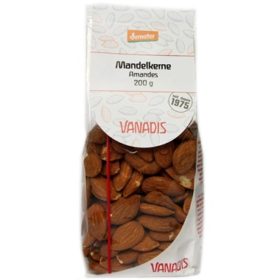 Amandes brunes demeter / Mandelkerne, Vanadis, 200g