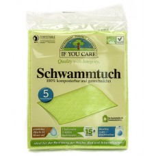 Chiffons éponge compostables / Schwammtuch, If You Care, 5 pièces