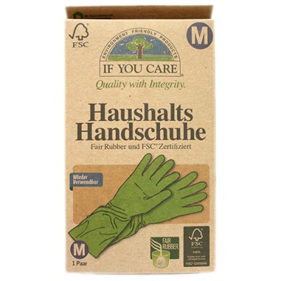 Gants de ménage taille M / Haushalts Handschuhe, If You Care, 1 paire