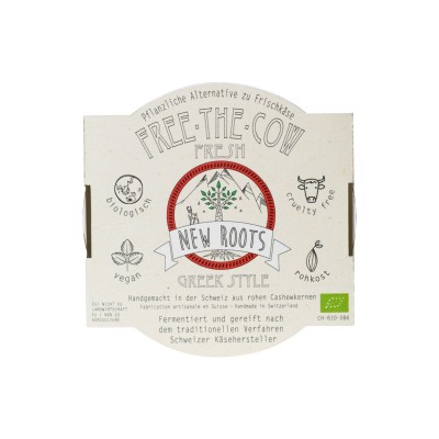 Alternative végétale au fromage frais Greek Style / Pflanzliche Alternative zu Frischkäse, New Roots, 115g