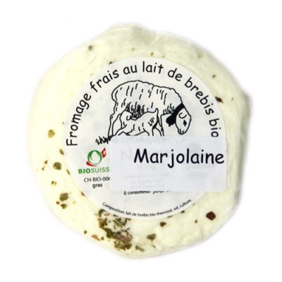 Fromage frais au lait de brebis "Marjolaine", Le Sapalet, 100g