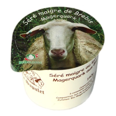 Séré (quark) maigre de brebis, Le Sapalet, 140g