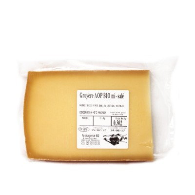 Fromage "Gruyère" AOP mi-salé, Les Moulins, 300g