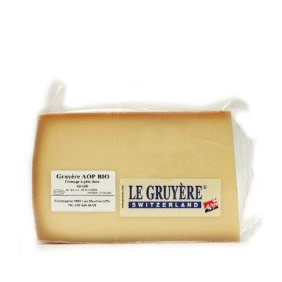 Fromage "Gruyère" AOP mi-salé, Les Moulins, 500g