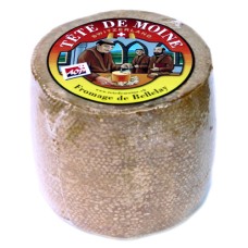 Fromage "Tête de Moine" AOP, Fromage de Bellelay, meule de 800g environ