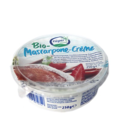 Mascarpone-Crème, Züger, 3x 250g