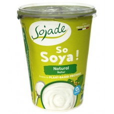 Yogourt nature de soja 400 g  Sojade