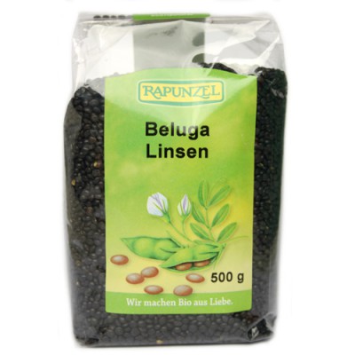 Lentilles noires Beluga / Beluga Linsen, Rapunzel, 500g