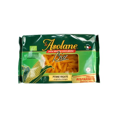 Penne rigate de maïs sans gluten, Le Asolane,  250g