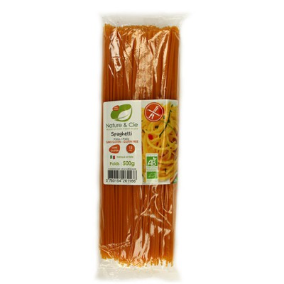 Spaghettis de maïs sans gluten, Nature & Cie, 500g