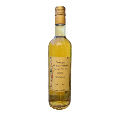 Vinaigre de Pinot Blanc, Rond et fruité, du Chablais Vaudois, 50 cl