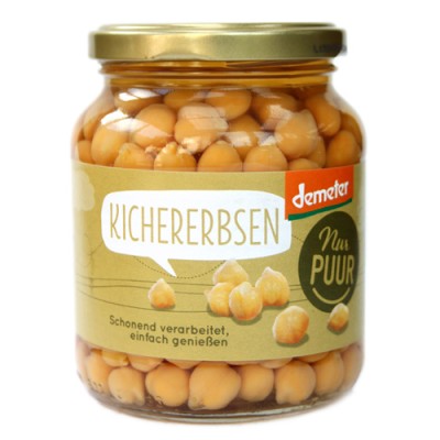 Pois chiches / Kichererbsen, Nur Puur, 350g