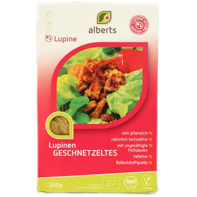 Émincé de lupin vegan / Lupinen Geschnetzeltes, Alberts, 200g