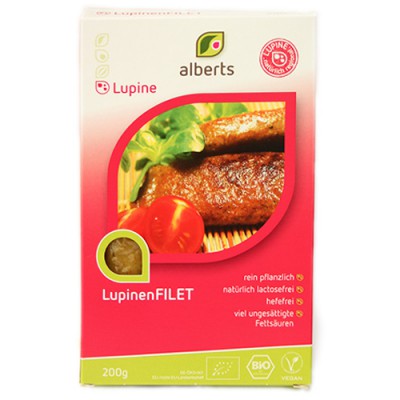 Filets de lupin vegan / LupinenFilet, Alberts, 200g