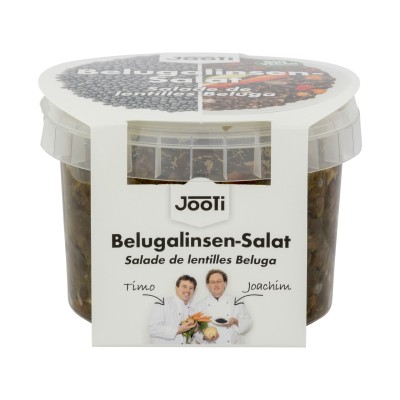 Salade de lentilles Beluga au persil, vegan,  Jooti, 275g