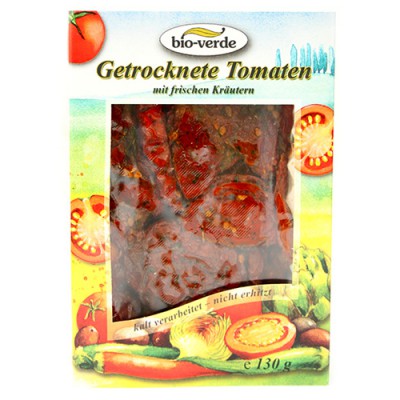 Tomates séchées aux herbes / Getrocknete Tomaten, Bio-Verde, 130g