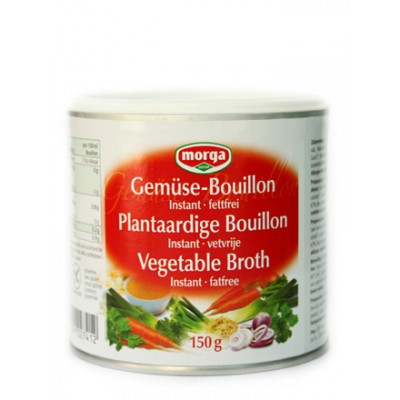Bouillon de légumes sans graisse, instantané / Gemüse-Bouillon, instant, fettfrei, Morga, 150g