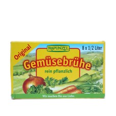 Bouillon de légumes vegan / Gemüsebrühe, Rapunzel, 8 cubes=84g