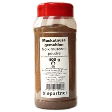 Noix de muscade moulue, Biopartner, 350g