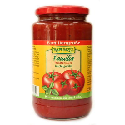 Sauce tomate Familia vegan, Rapunzel, 550g