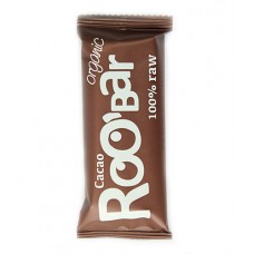 Barre crue de cacao, vegan et sans gluten, Roobar, 50g