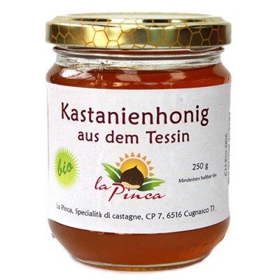 Miel de châtaigne / Kastanienhonig aus dem Tessin, La Pinca, 250g