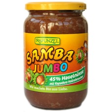 Pâte à tartiner chocolatée aux noisettes "Samba Jumbo", Rapunzel, 750g