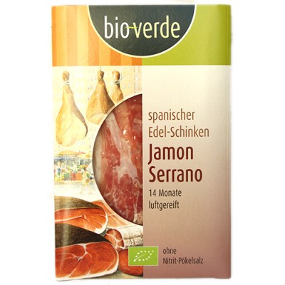 Jambon Serrano, Bio-Verde, 80g