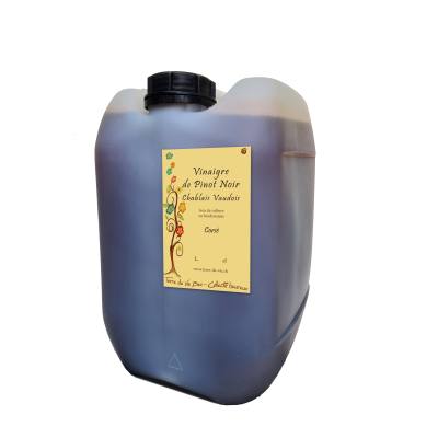 Vinaigre de vin rouge, corsé, du Chablais Vaudois, 10 L